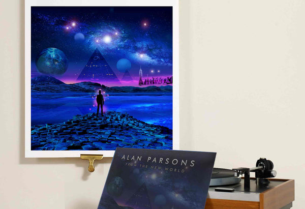 Alan Parsons From The New World album art print by Ioannis