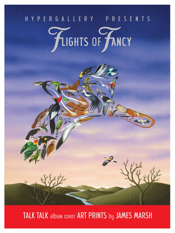 Hypergallery Presents Flights Of Fancy - exhibition poster