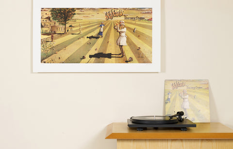 Scale photo of Genesis Nursery Cryme print by Paul Whitehead