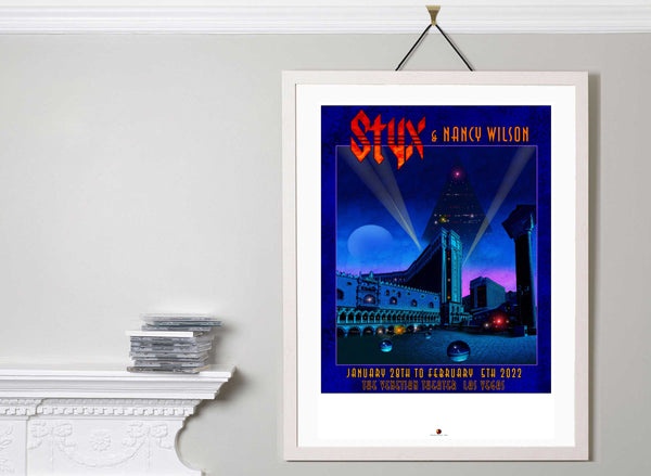 Styx poster print for Venetian Theatre