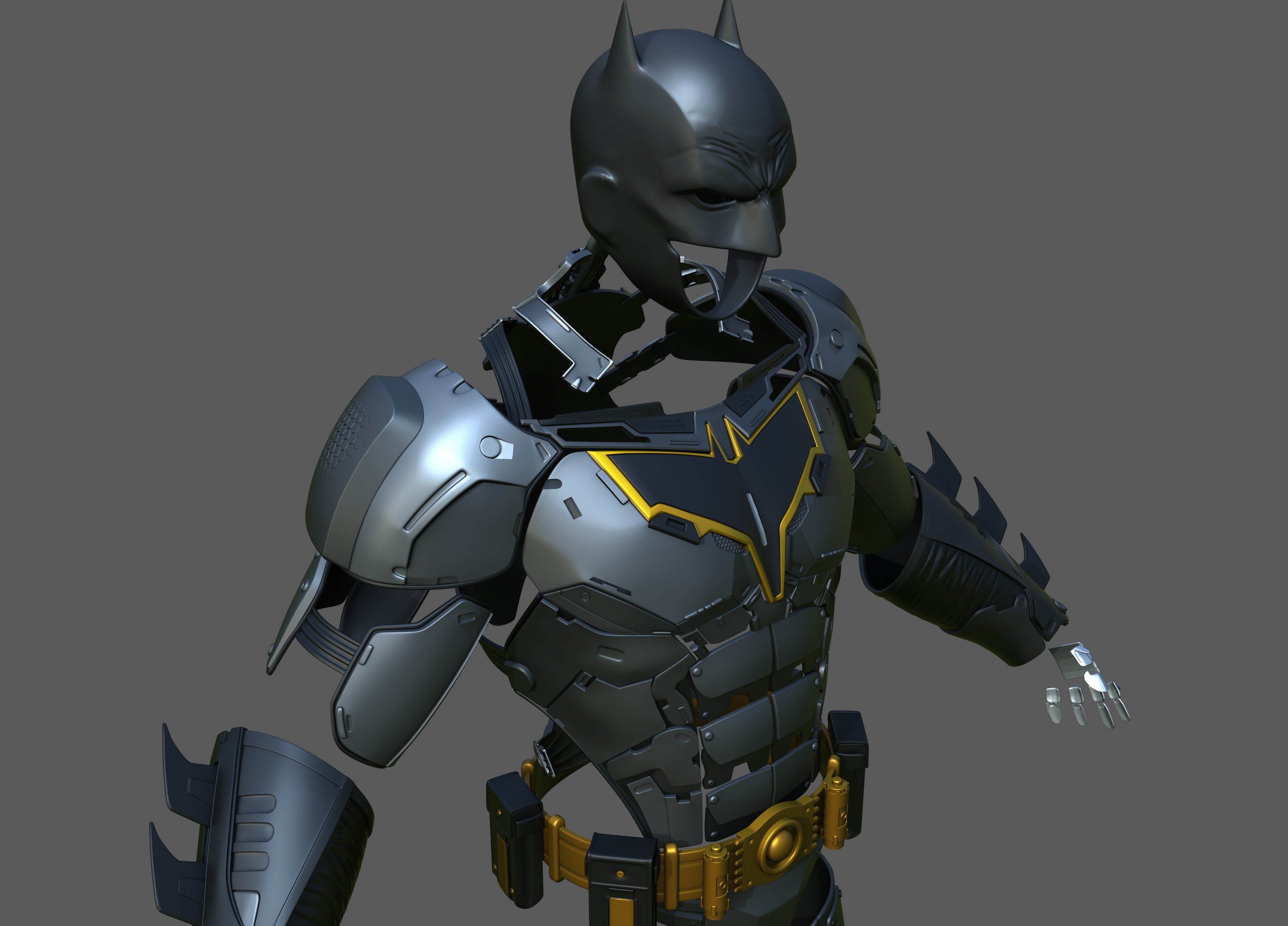 Batman Advanced Suit STL — Nikko Industries