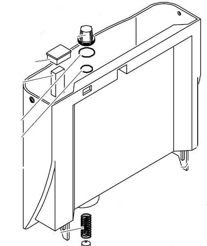 ECF-7000 Coffee Water Filter, a Replacement for Philips Saeco