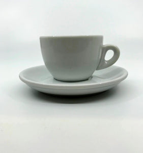 Brown Italian Cafe Style Milano Cappucino Cups Set of 6 made by Nuoa Point  Italy