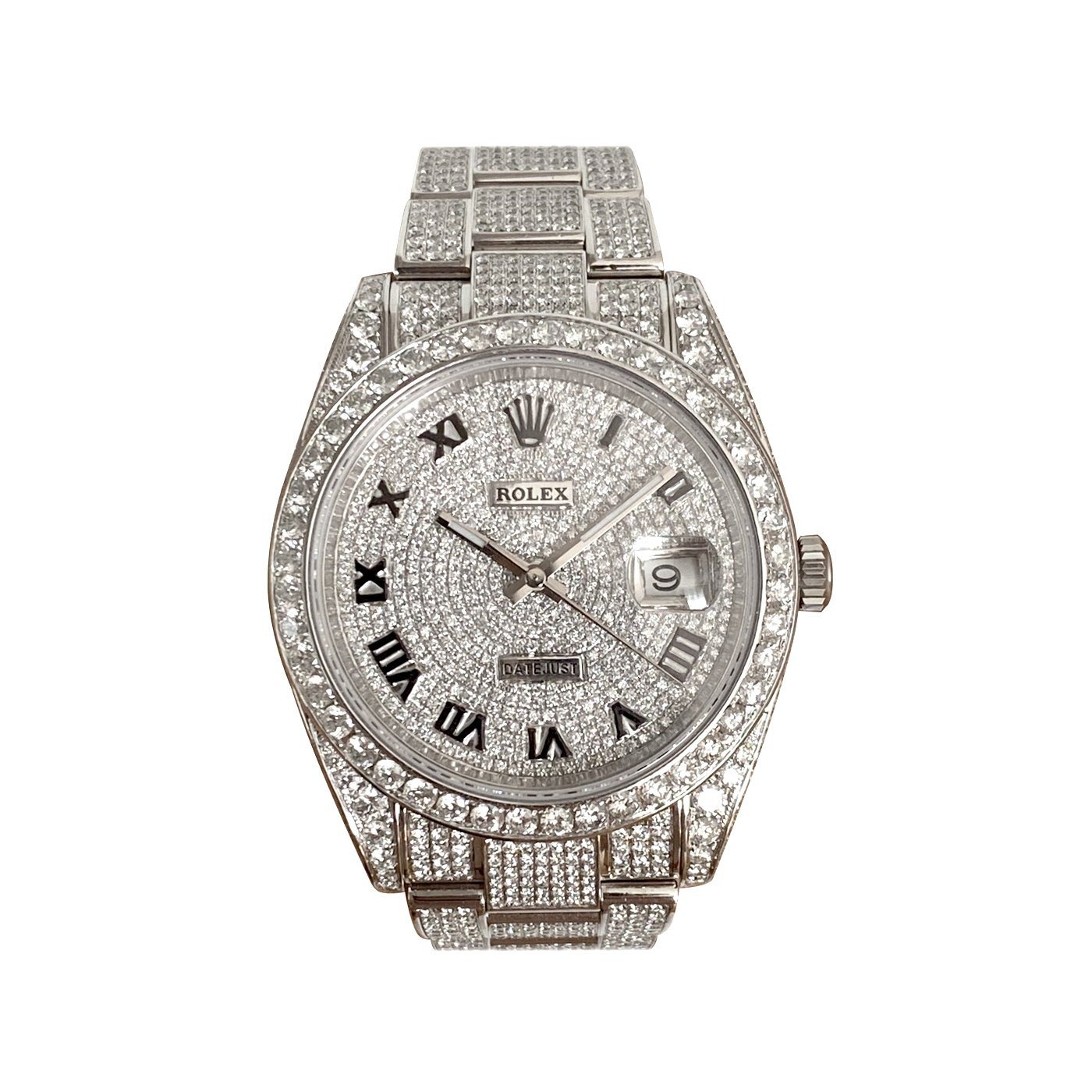 rolex datejust 41 iced out