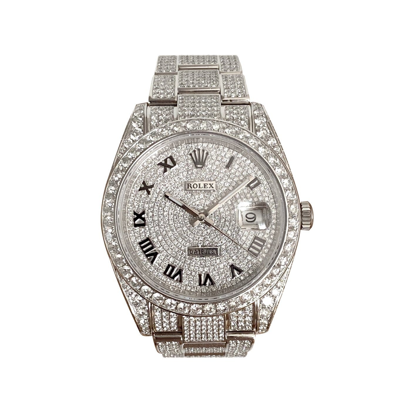 rolex datejust ice out