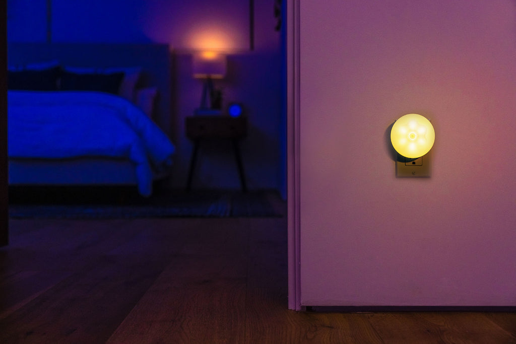 blissember smart night light in bedroom hallway