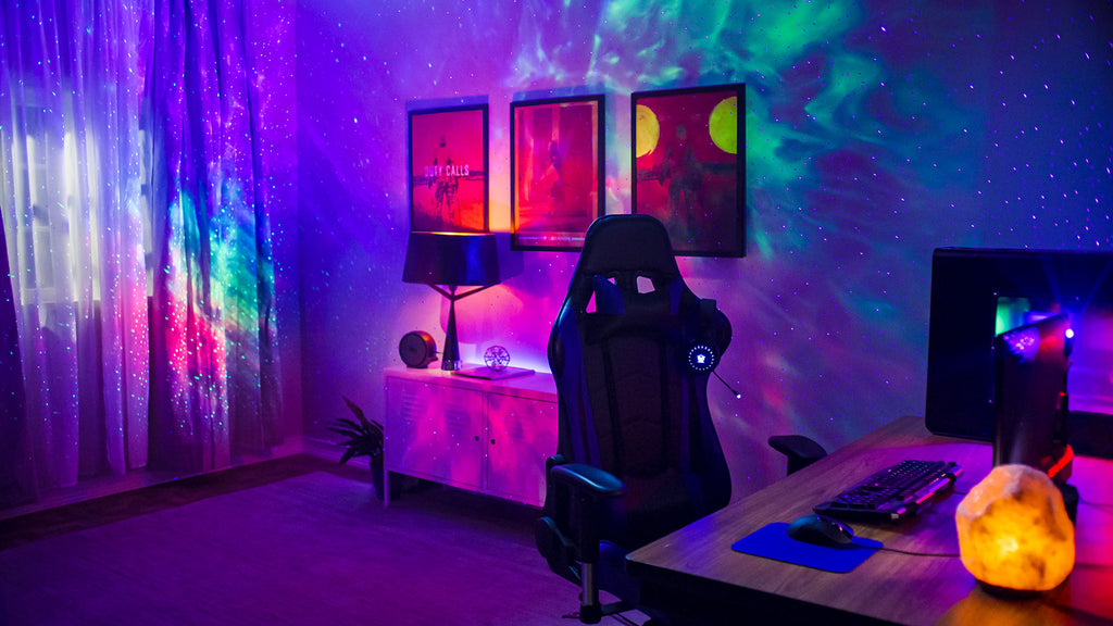 rgb lights in gaming room