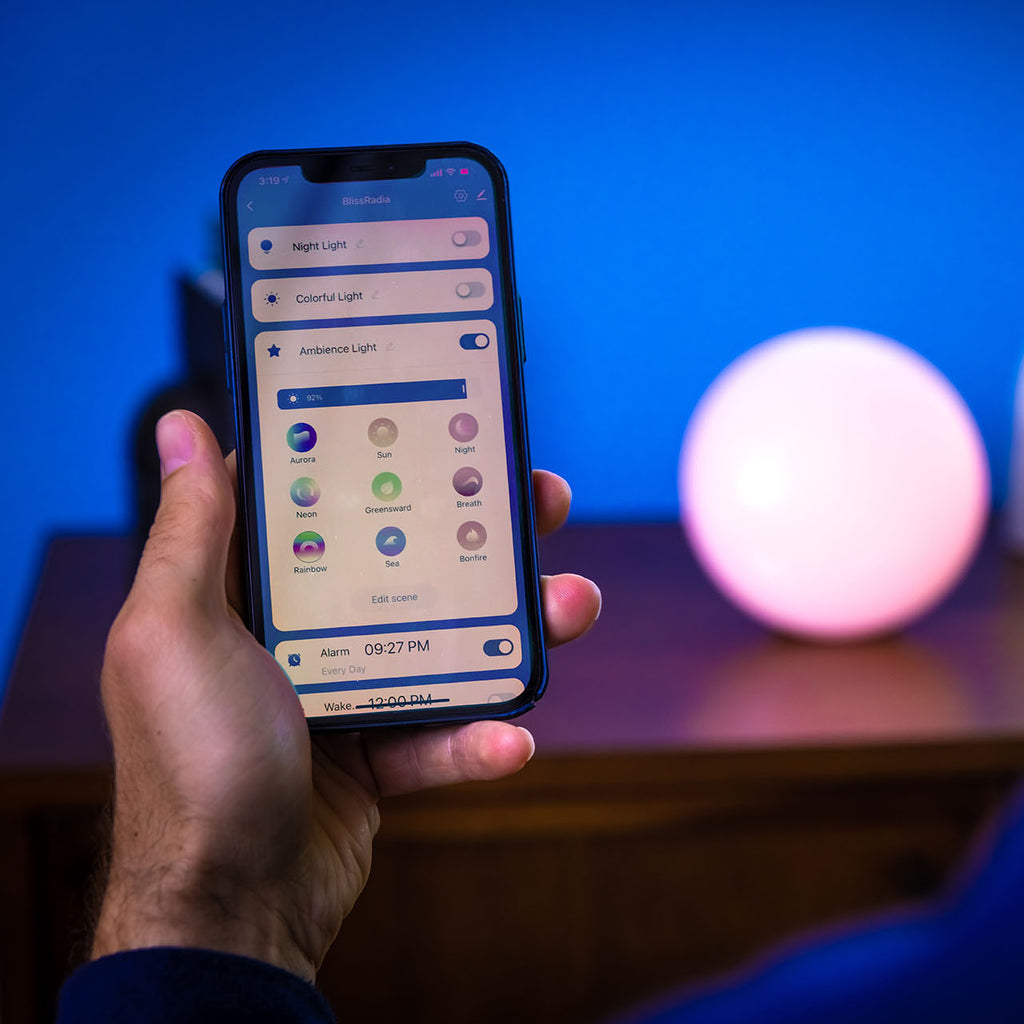 blissradia smart ambient mood light with app control