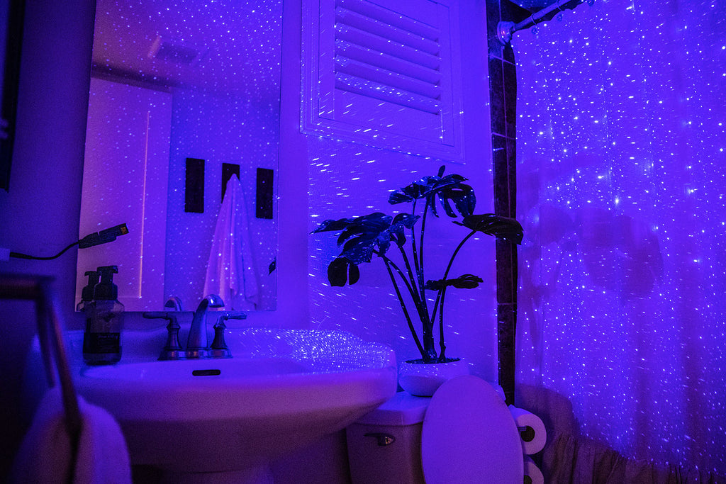 bathroom laser lights
