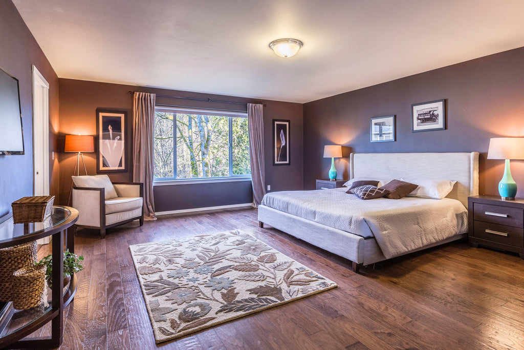 brown bedroom