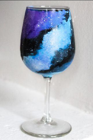 galaxy wine glass