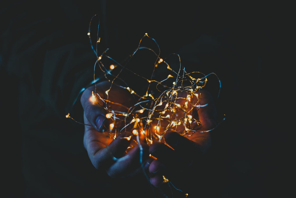 battery-powered fairy lights