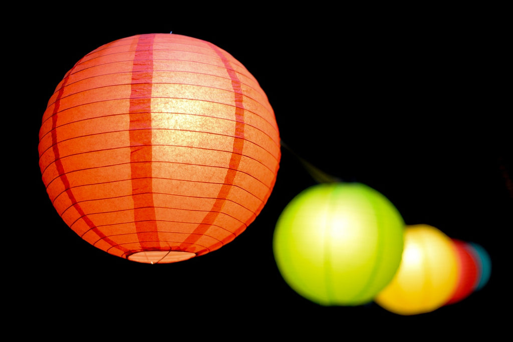 chinese lantern window light