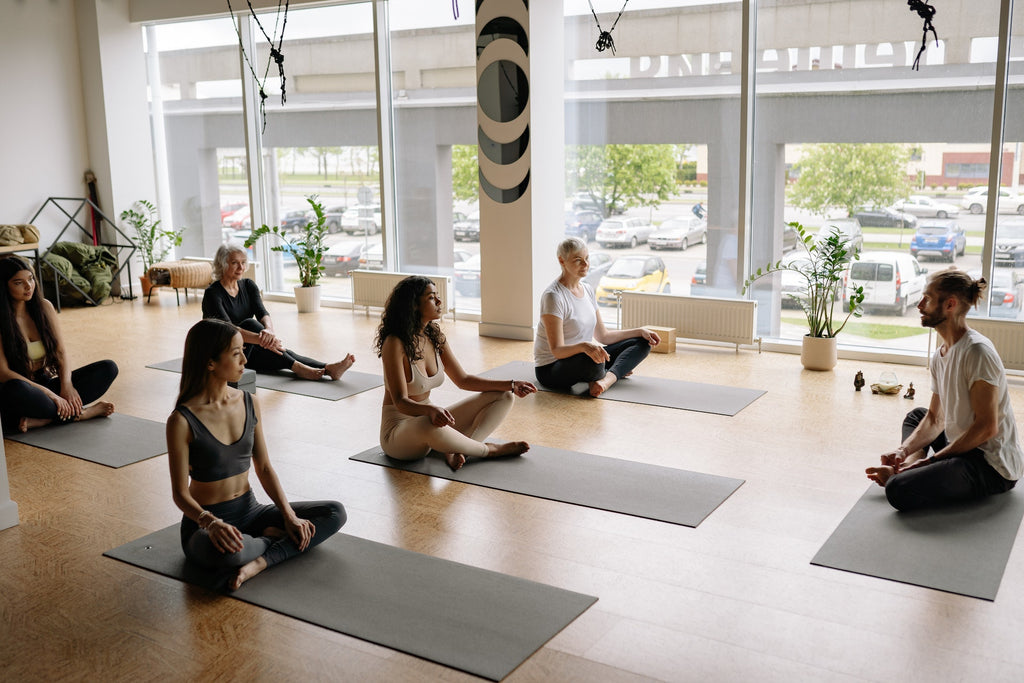 group yoga class