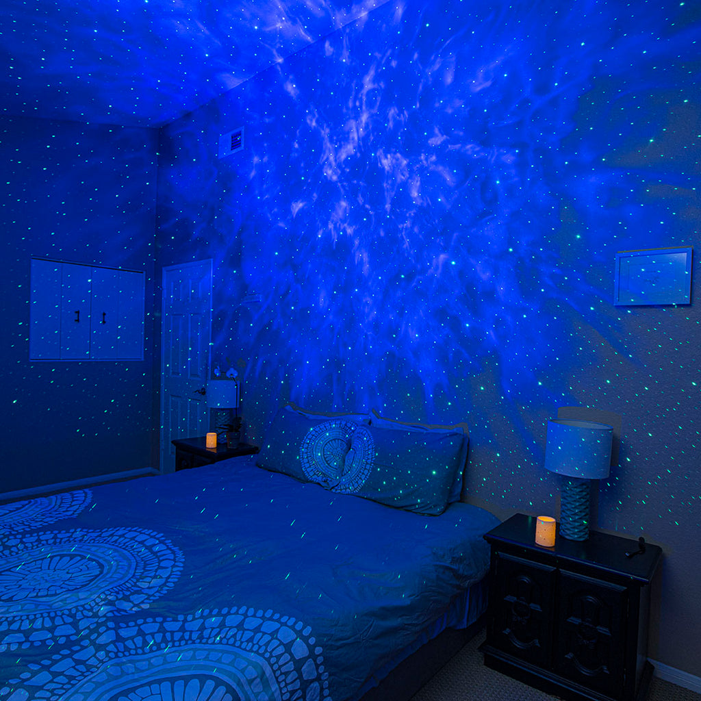 blisslights sky lite and starport in bedroom