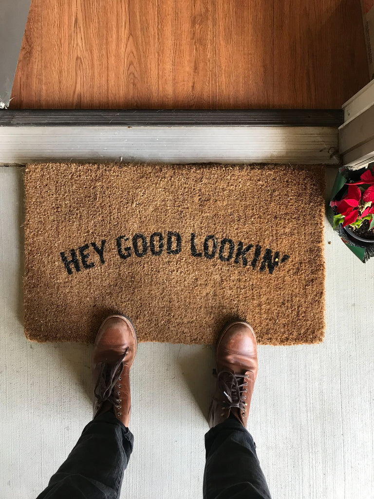 Back Door Guests Are Best Doormat, Housewarming Gift, Home Decor