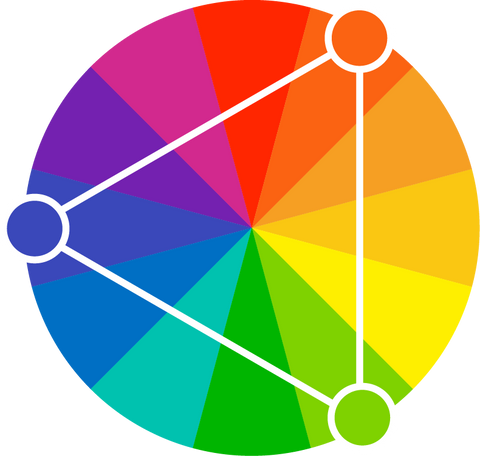 triadic colour scheme