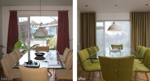 before/after window treatment