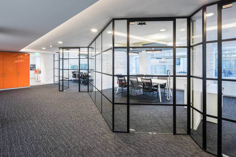GLASS OFFICE PARTITION