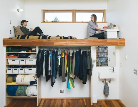 small loft bunk bed