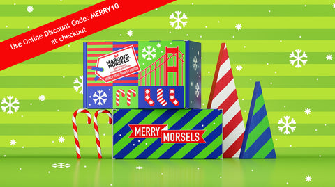 Dicounted Merry Morsels - 10% off Margot's Morsels Merry Morsels