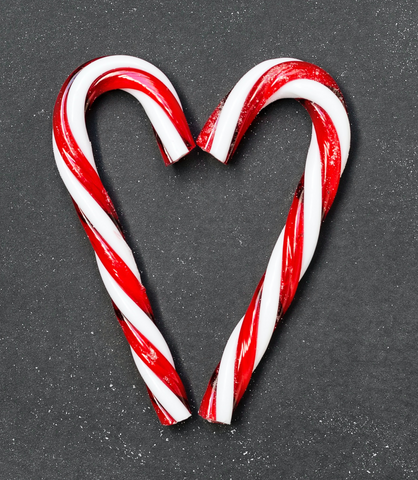 Candy Cane heart