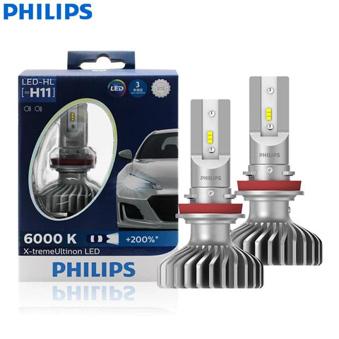 LED LAMPS KIT/SET PHILIPS H1 LED 4500lm 6500K
