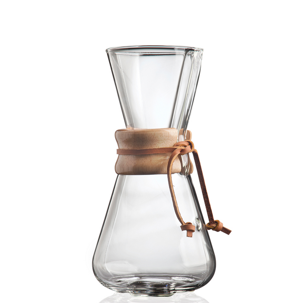 Chemex Pour-Over Glass Coffeemaker - Classic Series - 6-Cup - Exclusive  Packaging