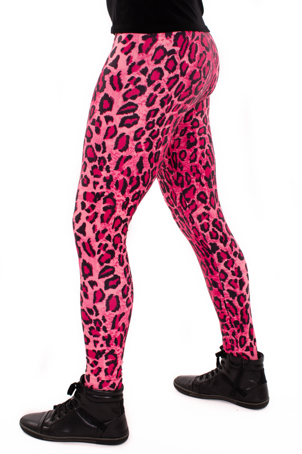 Running Bare Animal Print Activewear Leggings. Workout Tights for Women