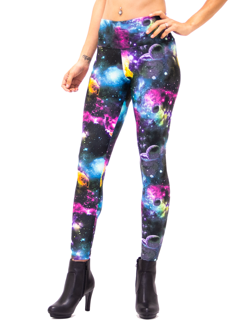 Space Cat Galaxy Leggings Women's  International Society of Precision  Agriculture