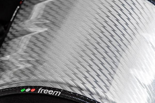Freem Racing Brave Rib Protector - Aluminum/Blue - Freem Racing USA