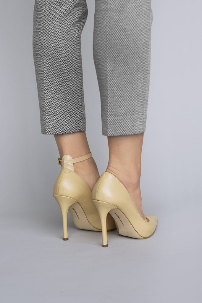 Nude Patent Ankle Straps (Wide 