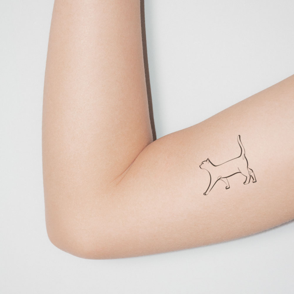 25 Best Small Cat Tattoo Designs  The Paws