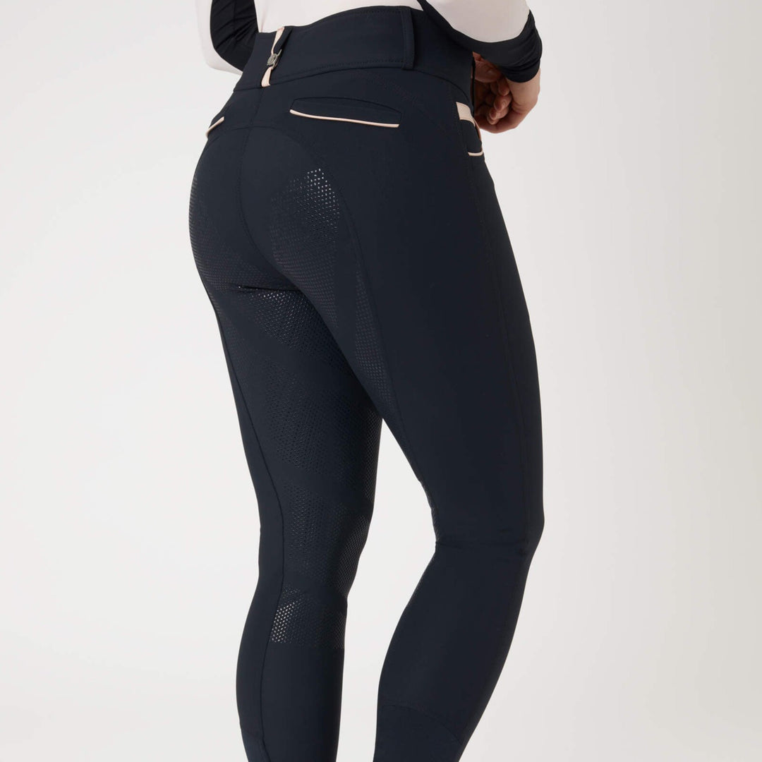 B Vertigo Morgana Womens Denim High Stretch Full Seat Breeches