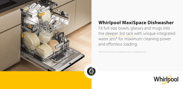 Whirlpool MaxiSpace Dishwasher Banner