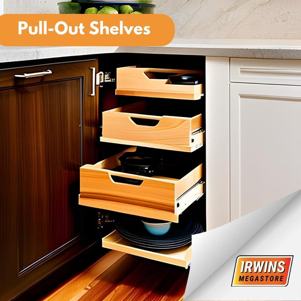 Pull-Out Shelves by Irwin's Megastore