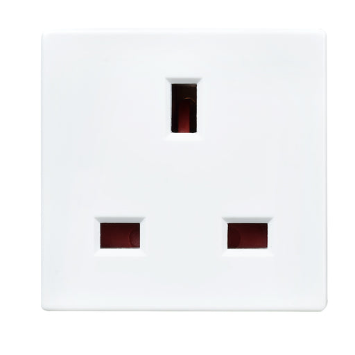 Innoteck Wall Plug Extension Adapter Multi Socket Plug White