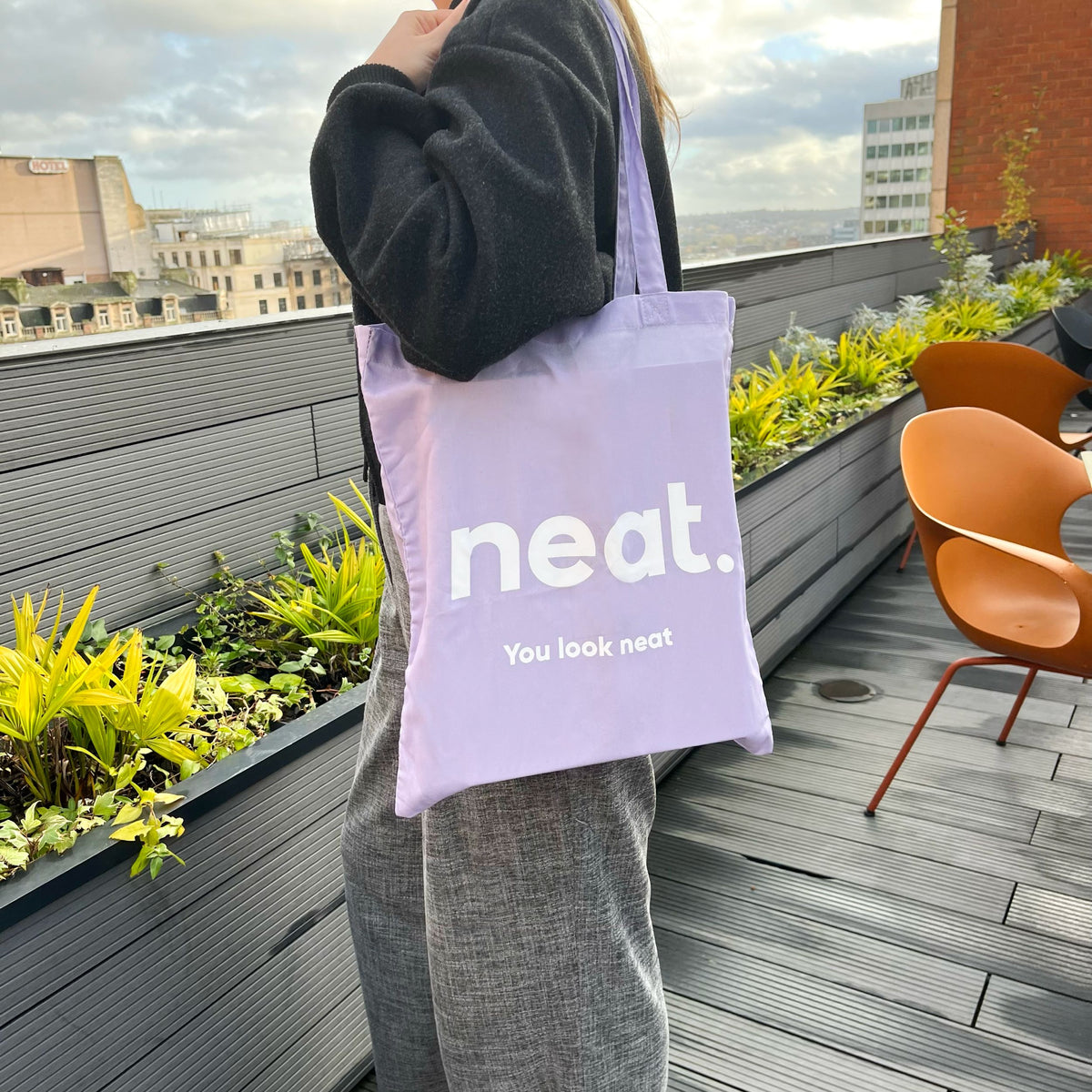 neat. Tote Bag