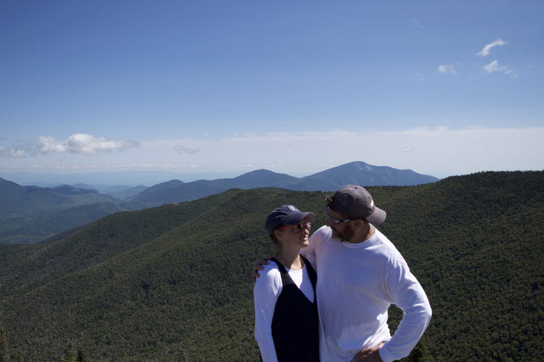 Rachel and Me at the Summit of Mount Cascade