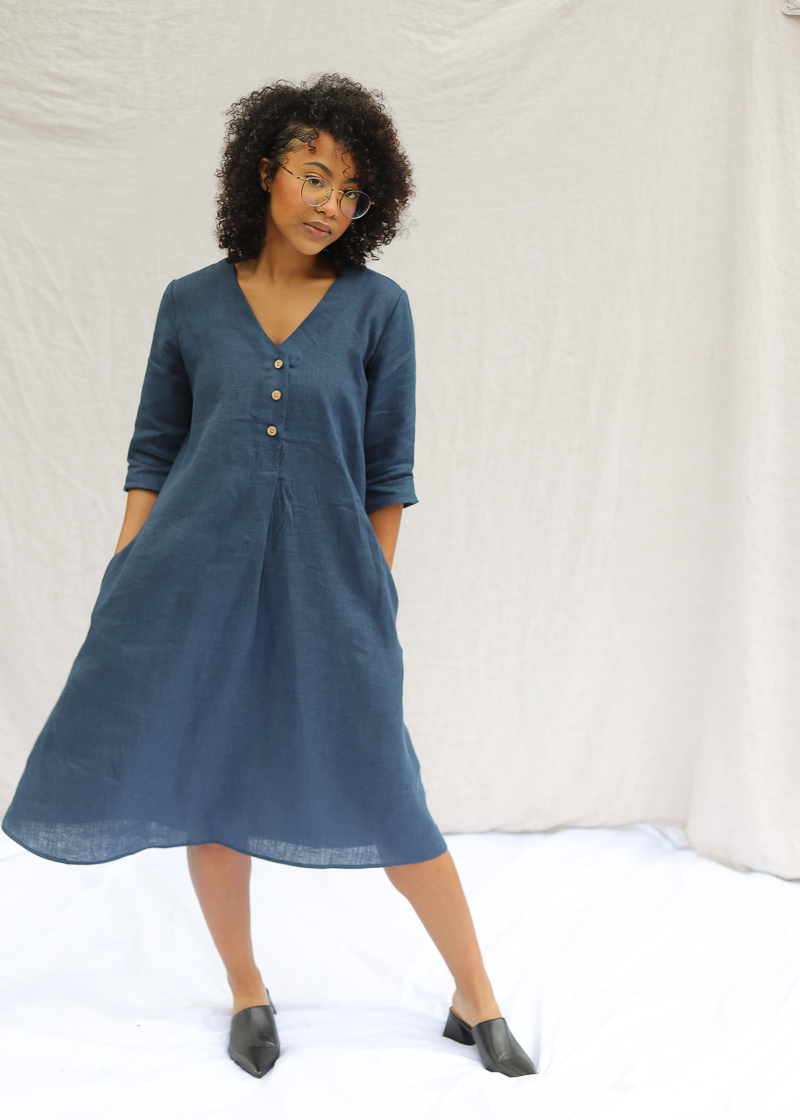 Faye Linen Dress - EMME product image