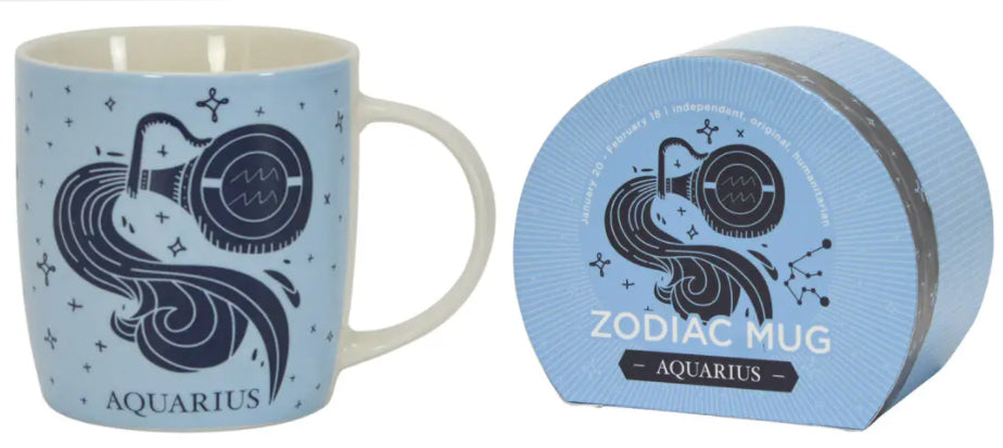 zodiac mug aquarius