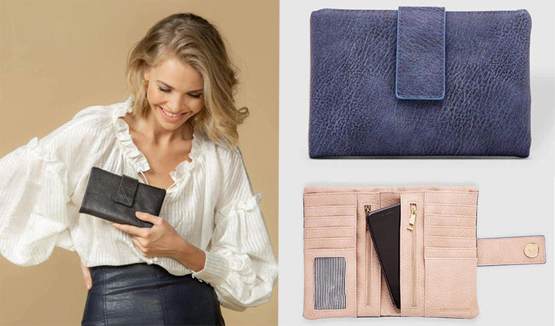 bailey wallet navy and black louenhide