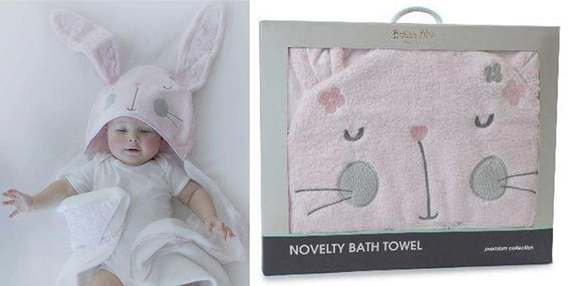 blanket bunny hop bath towel bubba blue