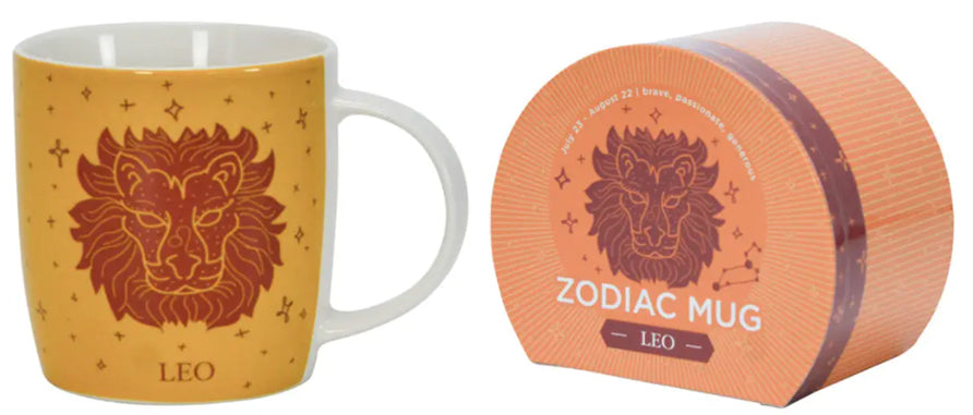 zodiac mug leo