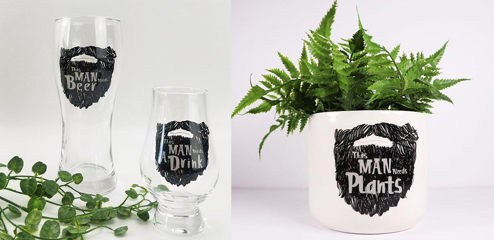 this man needs plants this man needs beer glass planter