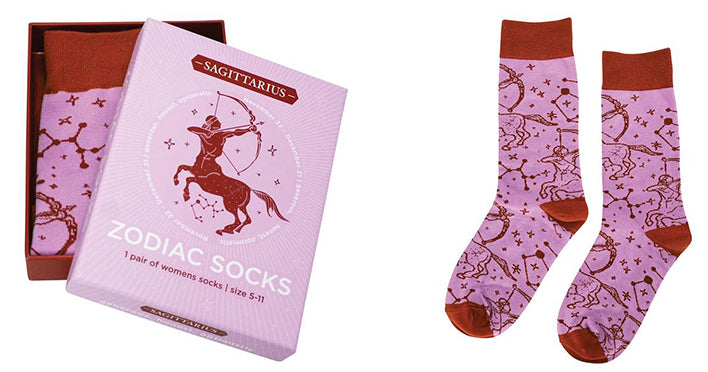 sagittarius zodiac boxed socks annabel trends