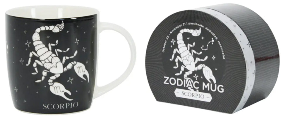 zodiac mug scorpio
