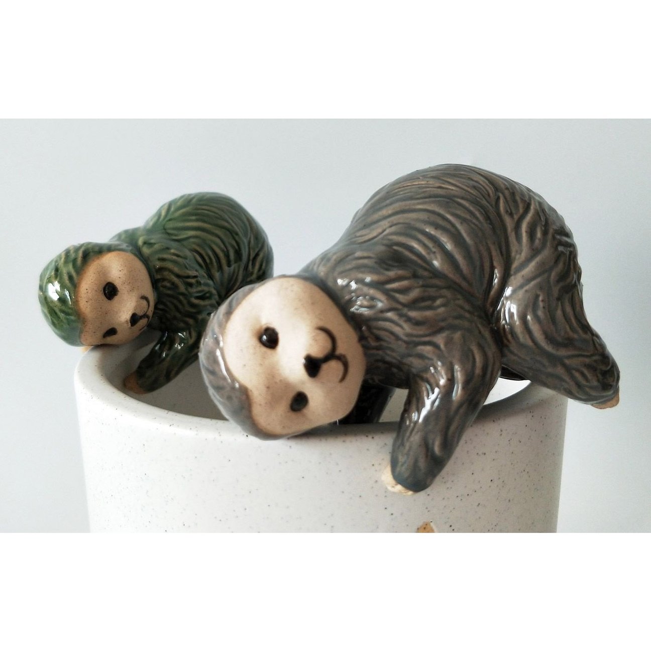 sloth pot hanger