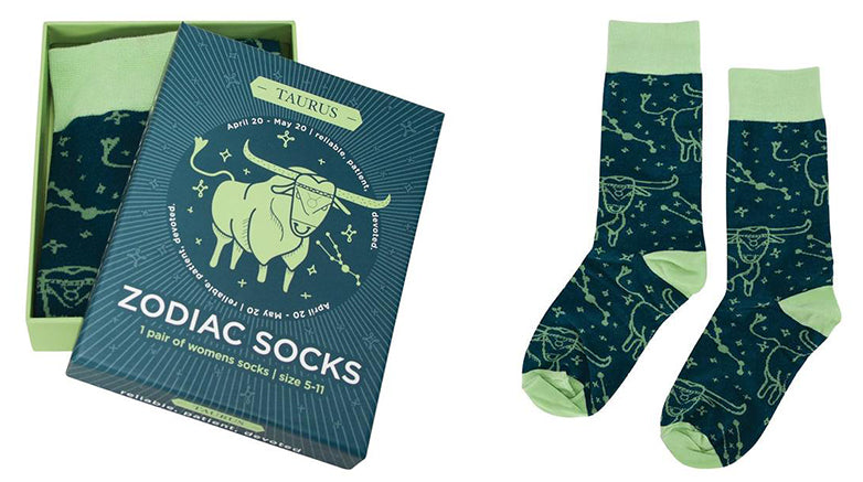 taurus boxed socks annabel trends zodiac