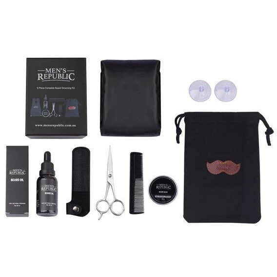 Mens Complete Beard Grooming Kit 6 Piece — Spoilt T And Homewares 8836
